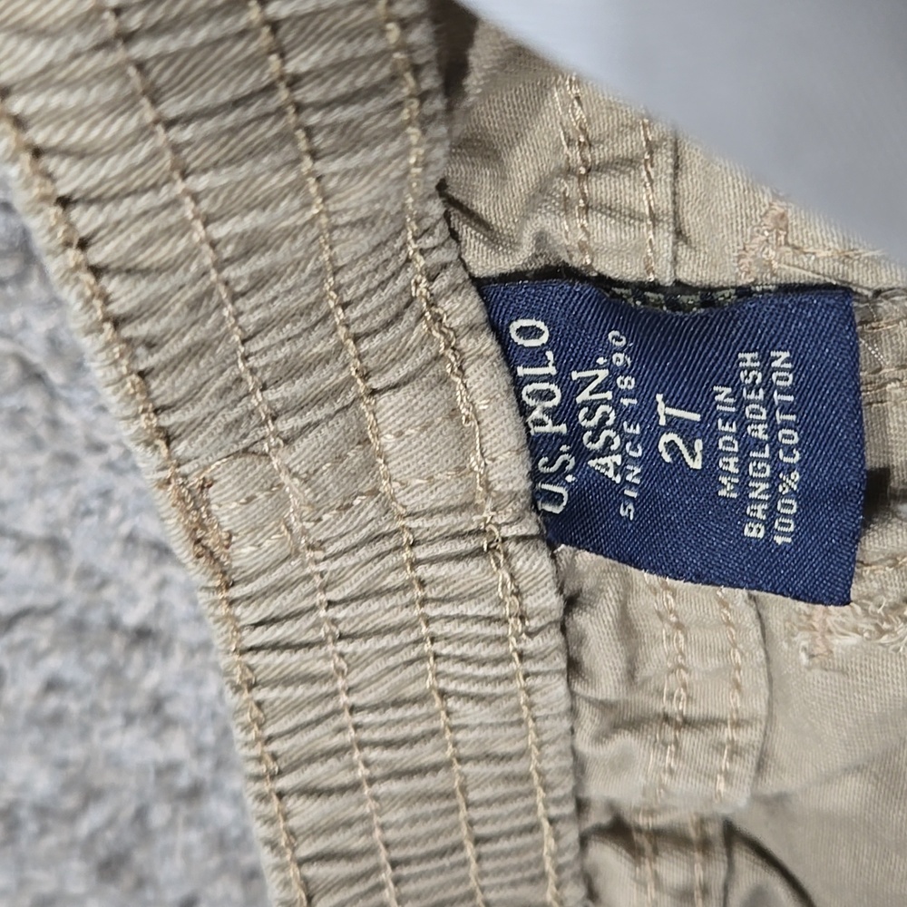 2T U.S. Polo Assn. Khaki uniform pants for toddler boys - Picture 9 of 9